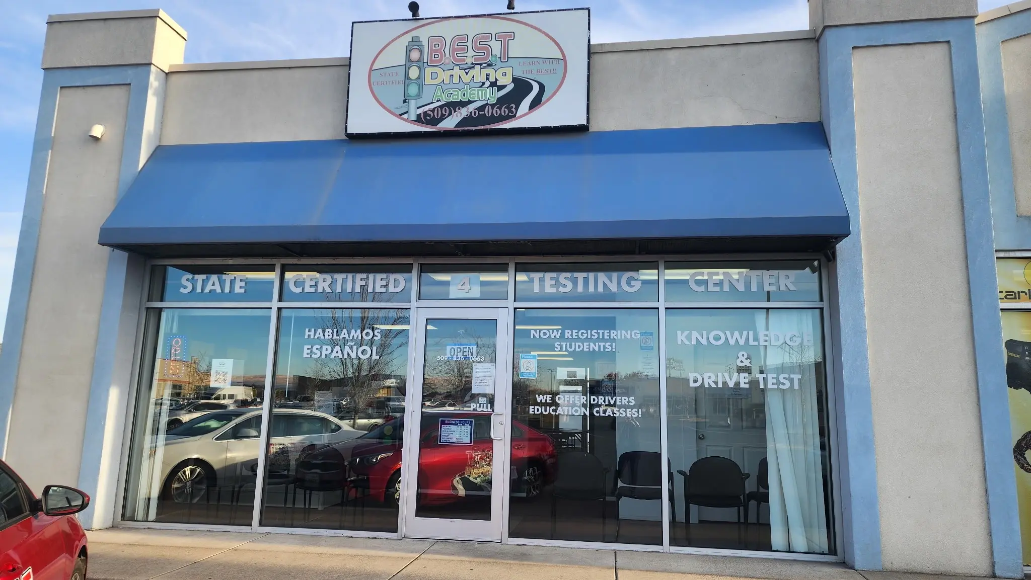 Best Driving Academy storefront in Sunnyside WA